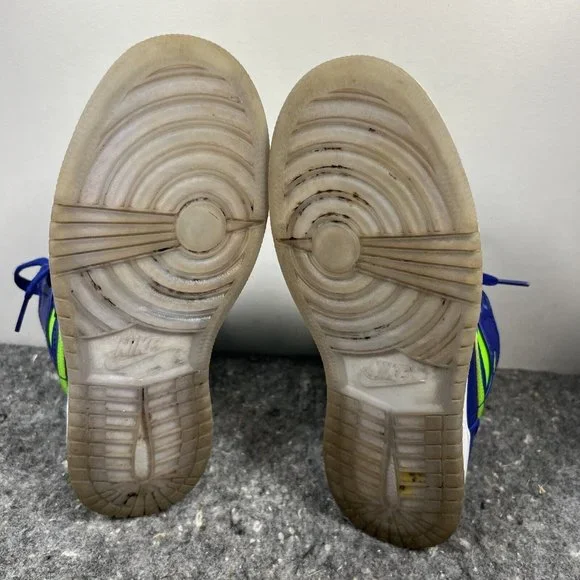 Nike Air Jordan 1 Retro High PS Kids Concord Electric Green Blue 705300-407 4.5Y - Picture 6 of 16